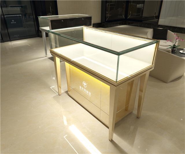 玻璃黄金展示柜 玻璃珠宝展示柜
